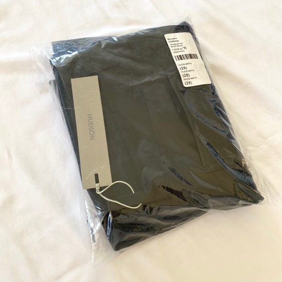 HUDSON JEANS Faux Leather Jeans in Black Beauty - Picture 16 of 16